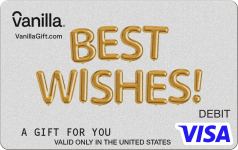 Best Wishes Balloons Gift Card