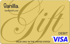 Gold Script Gift Card