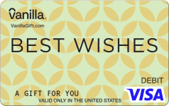 Gold Wishes Visa Gift Card