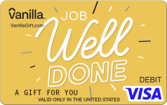 Job Well Done Gift Card