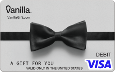 Tuxedo Tie Visa Gift Card