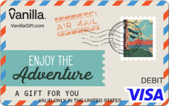 Air Mail Visa Gift Card