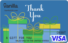 Blue Gifts Visa Gift Card