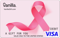 Pink Ribbon Visa Gift Card