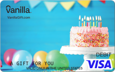 Cake Stand Visa Gift Card