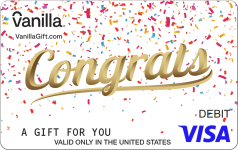 Congrats Multi Visa Gift Card