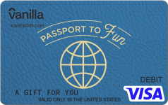 Passport Fun Visa Gift Card