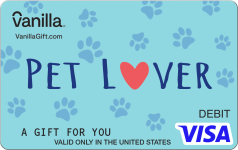 Pet Lover Visa Gift Card