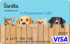 Pets Pawesome Visa Gift Card