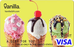 Three Cones Visa Gift Card