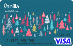 Abstract Winter Gift Card