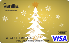 Gold Snowy Fraser Gift Card