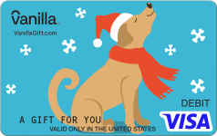 Happy Dog Visa Gift Card
