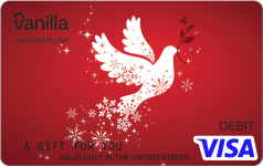 Ruby Snowy Dove Gift Card