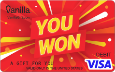 You Won Gift Card