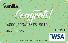 Green Congratulations Visa Gift Card | Congratulations ...