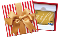 Script Gold Gift Card + Mint & Merry Gift Card Box