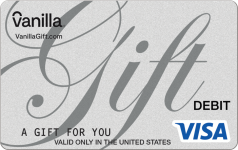 Silver Gift Visa Gift Card