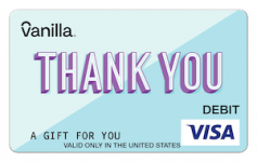 Air Mail Visa Gift Card - Travel & Food Gift Cards - Vanilla Gift