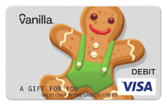 Gingerbread Man Gift Card