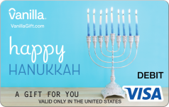 Hanukkah Menorah eGift Card