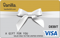 Wrapped Bow Silver Gift Card