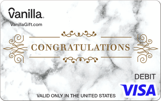 Congrats Marble Gift Card