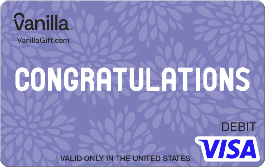 Congrats Flowers Gift Card | Vanilla Visa