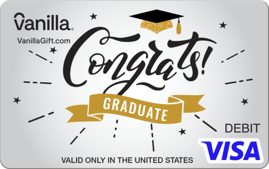 Hats Off To The Grad Gift Card | Vanilla Visa