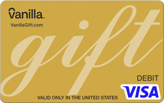 Metallic Script Gold Gift Card | Luxury Gift Card