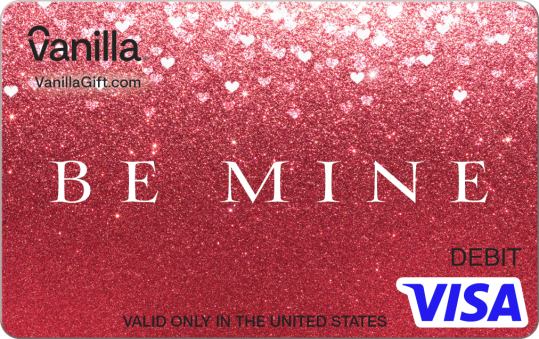 Be Mine Gift Card | Valentine Gift Cards | Vanilla® Visa®