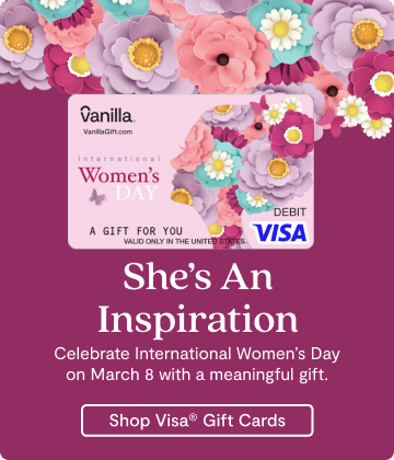 Hero Banner 1 - Vanilla Gift International Women's Day Gift Card