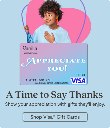 Hero Banner 1 - Vanilla Visa Appreciation Gift Cards