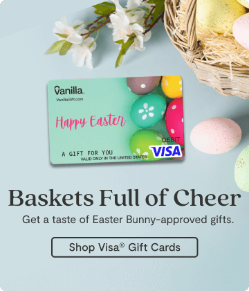Hero Banner 1 - Vanilla Visa Easter Gift Cards