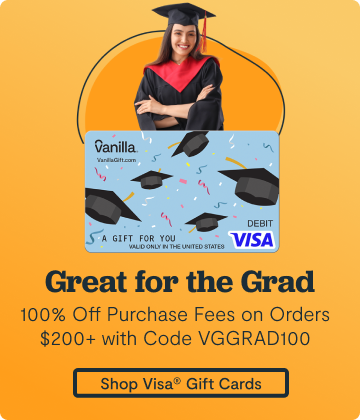 Hero Banner 1 -  Vanilla Visa Graduation Gift Cards