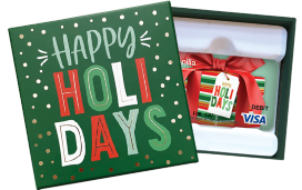 Big Holiday Box Gift Card + Gift Card Box