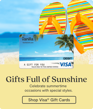 Hero Banner 1 - Vanilla Visa Summer Gift Cards