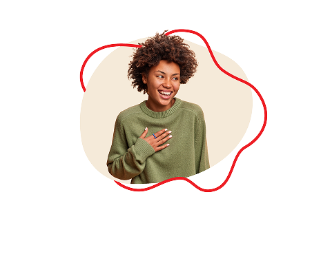 Smiling woman