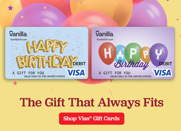 Buy Visa Gift Cards & eGift Cards Vanilla Visa