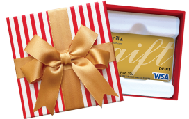 Script Gold Gift Card + Mint & Merry Gift Card Box