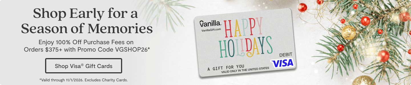 Hero Banner 1 - Vanilla Gift Shop Early Holiday Image