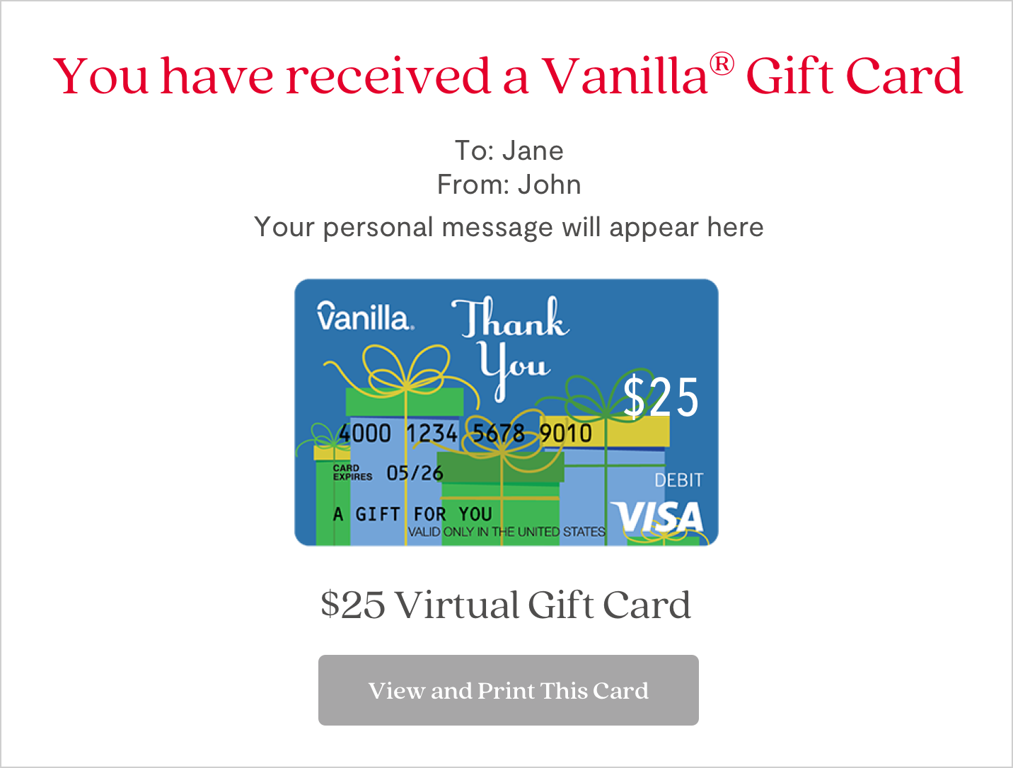 Vanilla Gift Card Customer Service 25 Vanilla Egift Visa