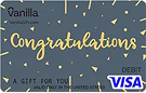 Secondary Hero Card 2 - Fancy Congrats Vanilla Visa Gift Card