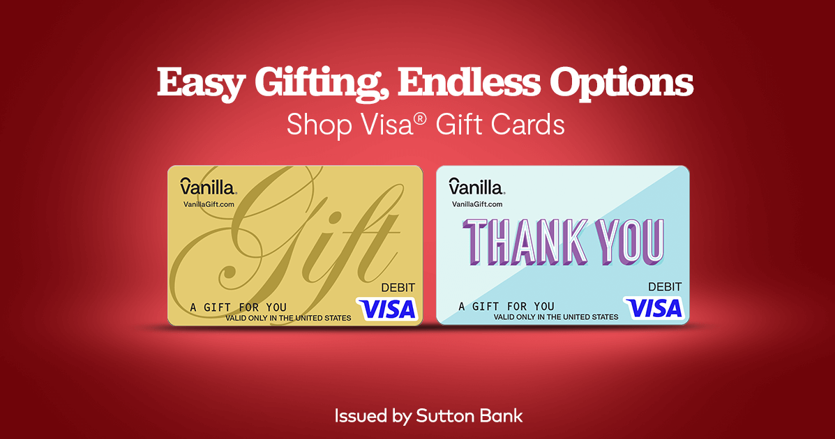 Visa Gift Cards | Vanilla Visa