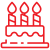 Birthday cake icon