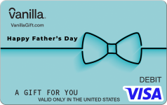 Featured Card 2 - Best Dressed Dad Vanilla Visa Gift Card