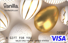 Featured Card 4 - Golden Eggs Vanilla Visa Gift Card