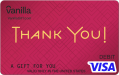 Red Diamonds Vanilla Visa Gift Card