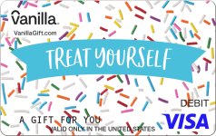 Featured Card 10 - Sprinkles Treat Vanilla Visa Gift Card