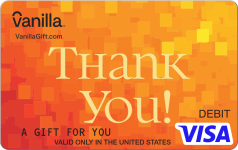Thanks Pixels Vanilla Visa Gift Card